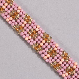 Millet Calico Corn Berry Bead Bracelet